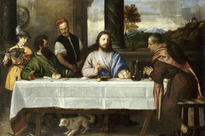 Pilgrims of Emmaus by Tiziano Vecelli